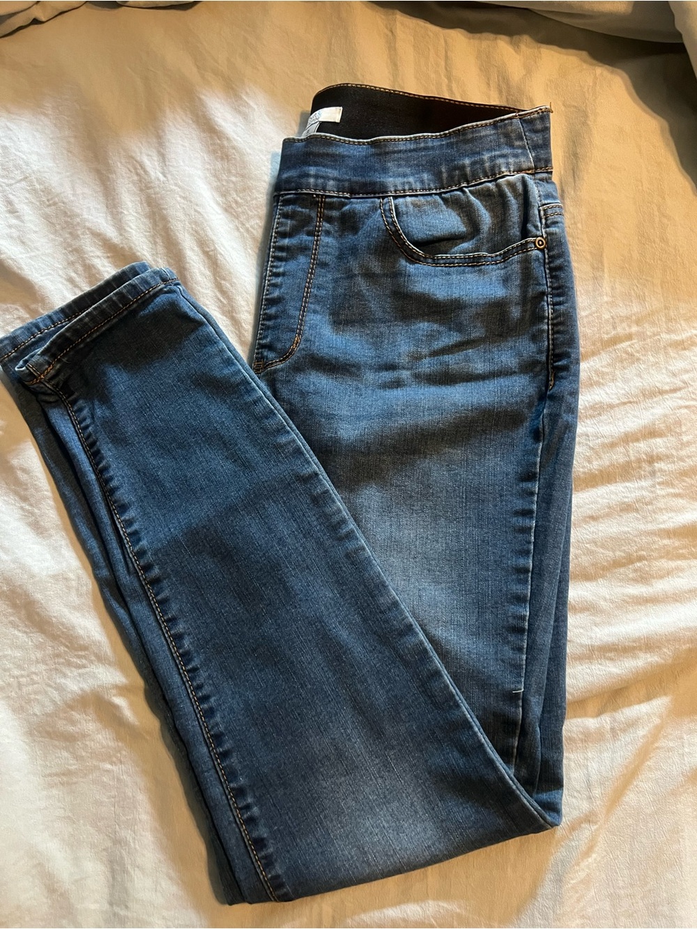 croft & barrow blue skinny jeans 8L